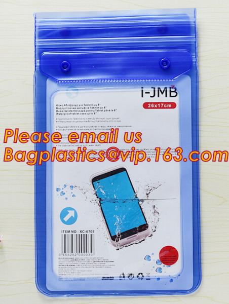 Hot new products water proof cell phone cases mobile phone PVC waterproof dry bag for promotional gift, pvc Waterproof M