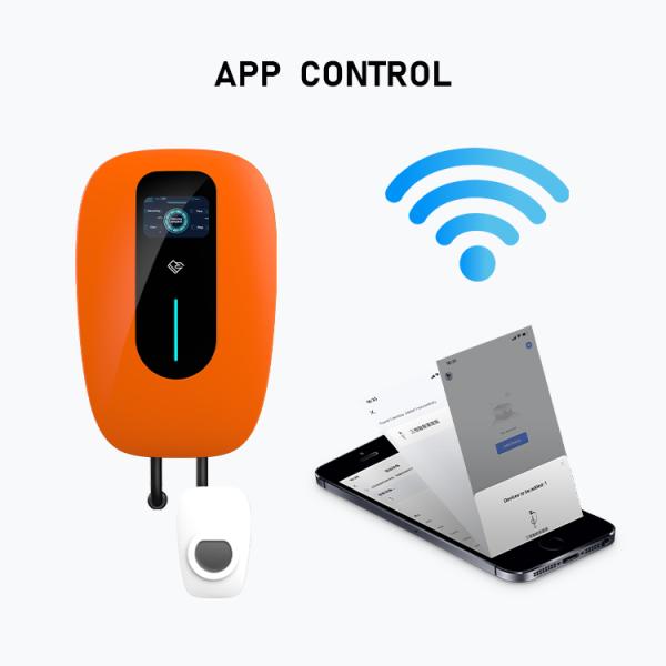 50Hz - cargador del coche EV 60Hz, estación de carga del anuncio publicitario 4G EV