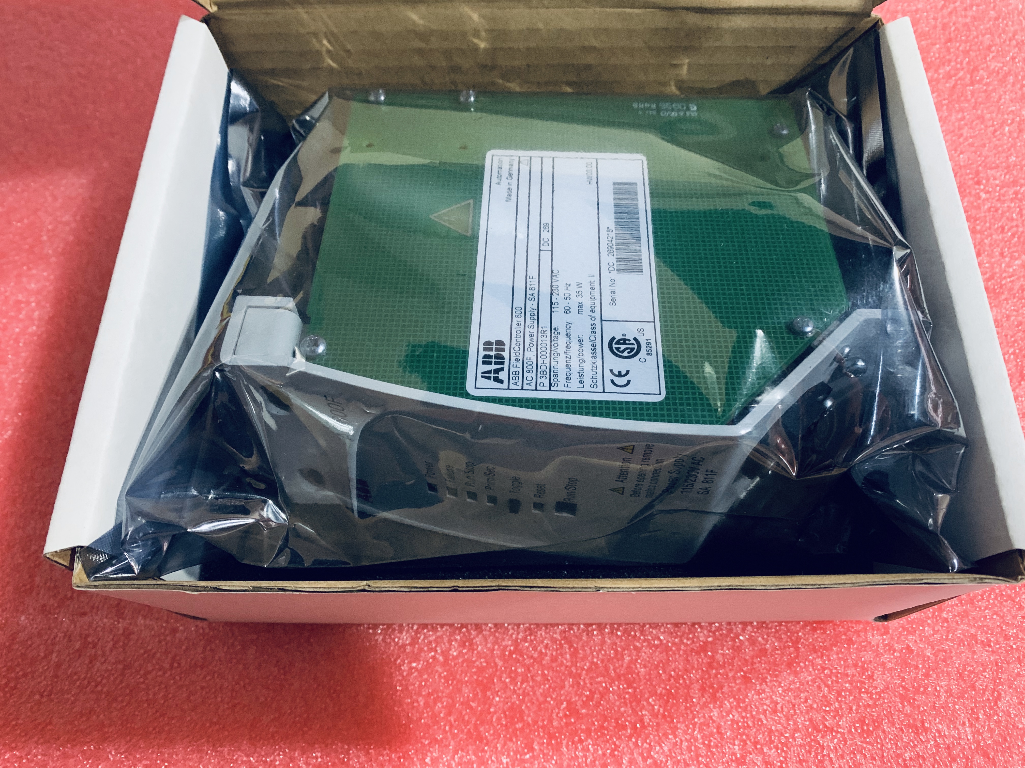 ABB SA811F 3BDH000013R1 SA 811F Электроснабжение 115/230 VAC с PM 802F или PM 803F