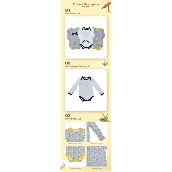 Knitted Long Sleeves O-neck 2020 Born Baby Clothing Set Rompers Customized Color