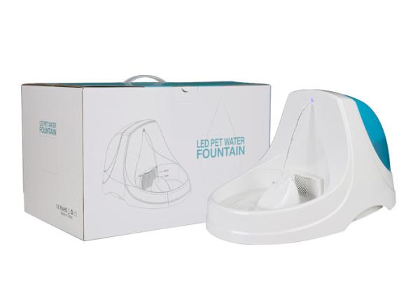 1.5W 3.6 Liters Plastic ABS Dog Drinking Fountain Unique Ultra Quiet Design