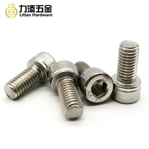 Self Tapping  Metal Screw Fasteners Grade A4-70 DIN912 M6*12