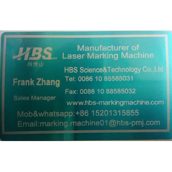 Table Top Series CO2 Laser Rubber Marking Machine