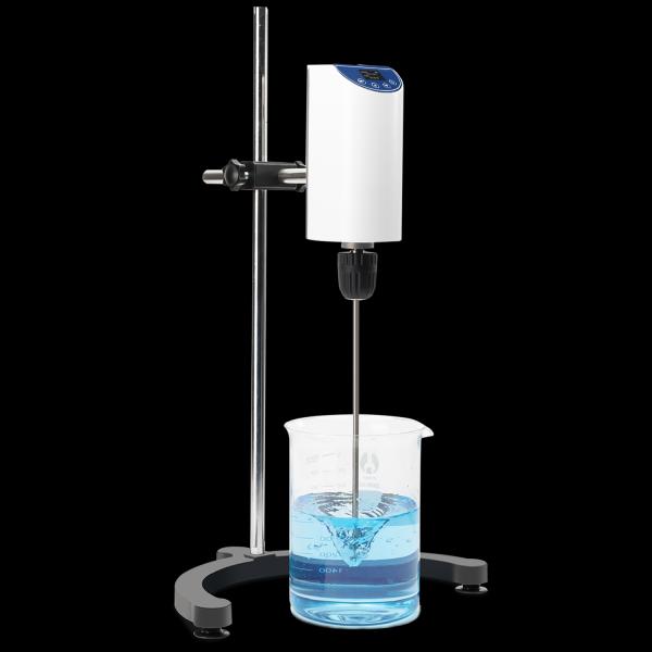200RPM - 2500RPM Lab Overhead Stirrer OLED Digital Overhead Stirrer 10L 10000mPas CE