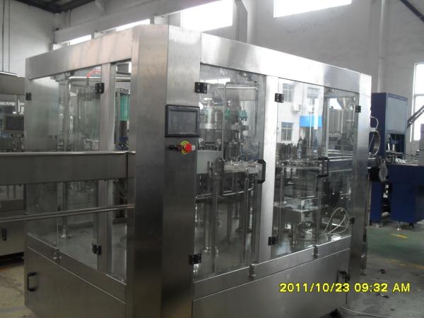 Complete Carbonated Soft Drink Bottling Machine , Carbonated Beverage Filling Machine