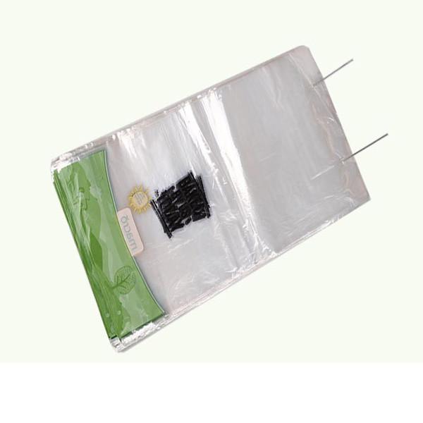 CPP degradable plastic bags/ Biodegradable food grade heat seal clear wicket bags