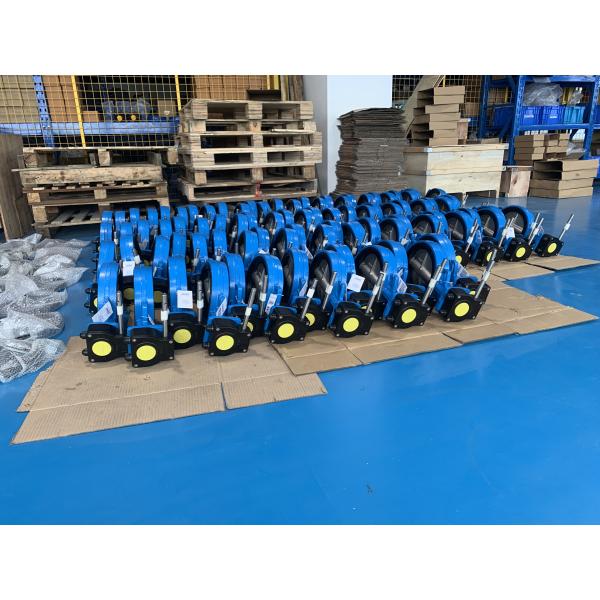 Промышленный клапан-бабочка DN150 с герметическим кольцом EPDM и нержавеющей стальной пластиной