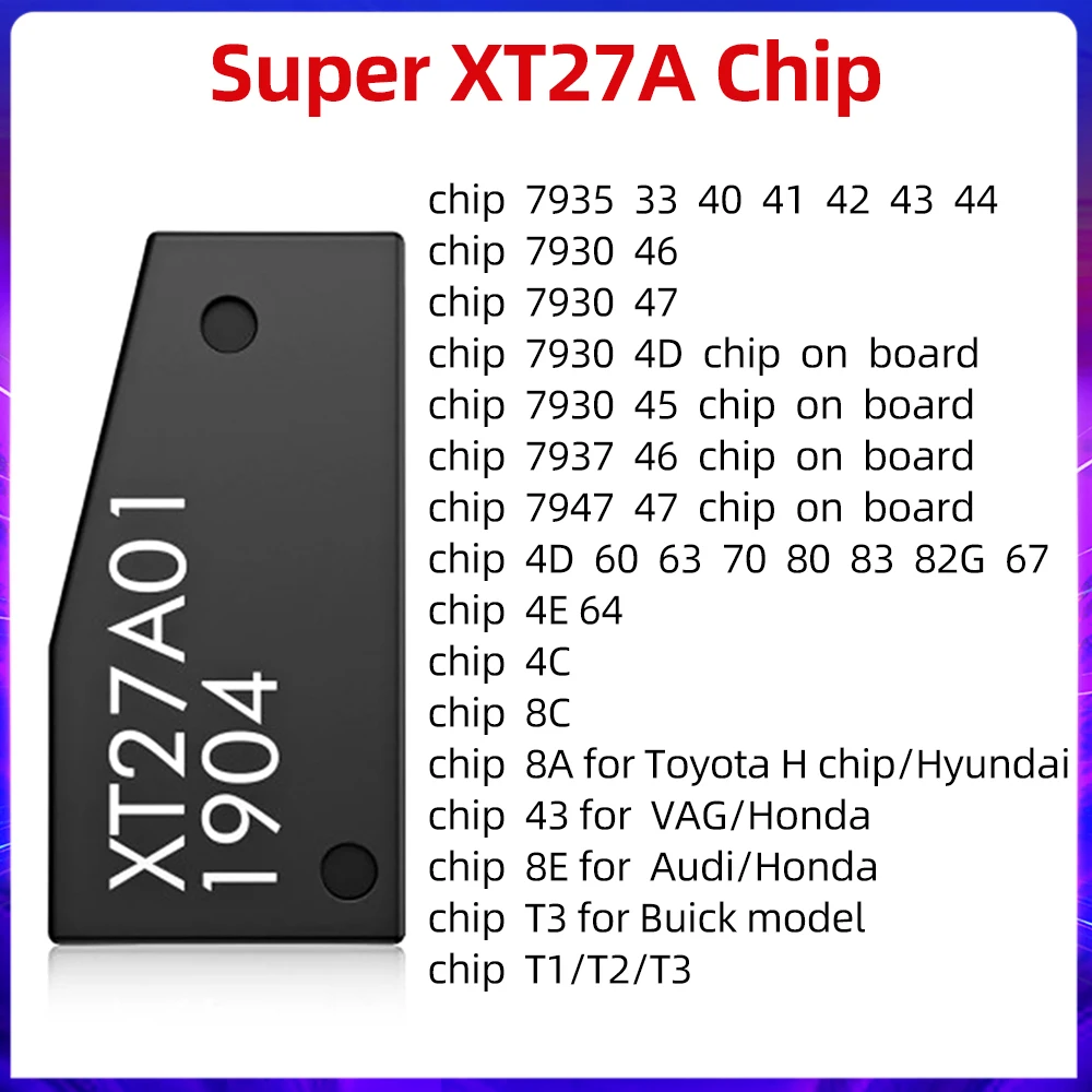 Xhosre VVDI Chip For VVDI2 / VVDI MAX / VVDI MINI Xhorse VVDI Super Chip XT27A Transponder Chip