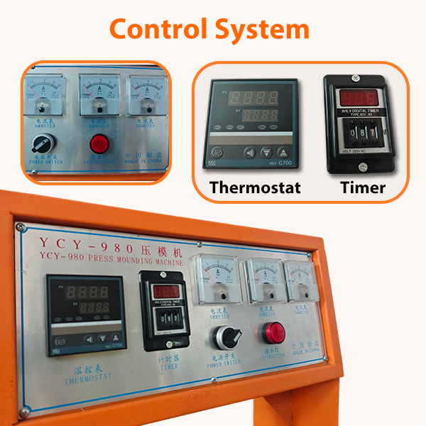 Silicone Rubber Vulcanizing Machine for Alloy Medal Press Moulding Machine for Jewelry Accessories
