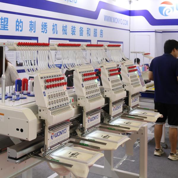 Wonyo Width Voltage 4 Head Computerized Embroidery Machine for Caps and T Shirts