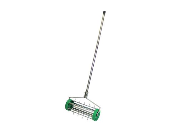 Weatherproof Heavy Duty Lawn Aerator Hand Held Garden Rolling Core Aerator