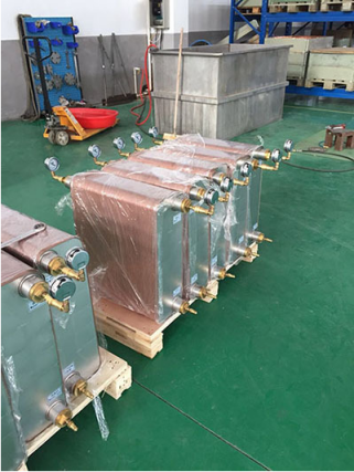 4.5Mpa SS316L Cross Flow Plate Heat Exchanger For Industrial Line
