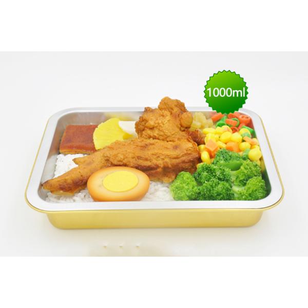 1000ml rectangular aluminum foil sealed box
