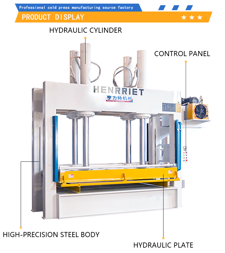 300T Max Pressure High Frequency Bending Laminating Machine with 3000x1500mm Work Platen for High-Frequency Dielectric Heating