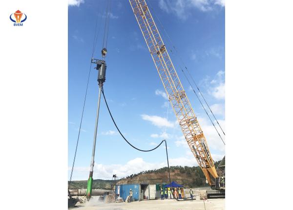 180kW Bvem Bottom Feed Vibroflotation Technique For Compacting Soil Ground