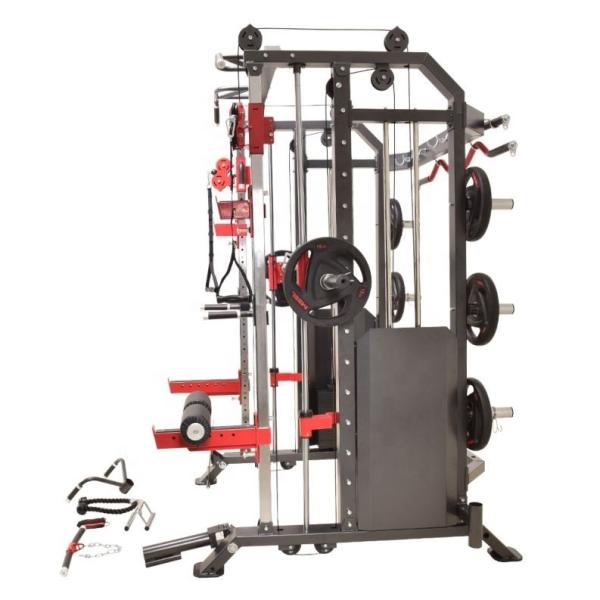 Indoor Fitness Gym Equipment Commercial Power Rack with Functional Trainer Racks