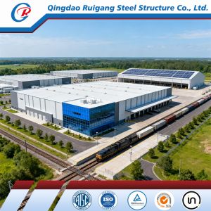 Pre-Engineered Industrial Steel Structure Warehouse with 300 km/h Wind Load, Hot-dip Galvanization, and Clear-Span Design