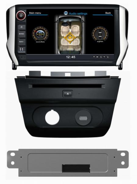 Ouchuangbo Auto DVD Multimedia Radio for Peugeot 2008 3G Wifi GPS Navigation iPod SWC S100 Platform OCB-374