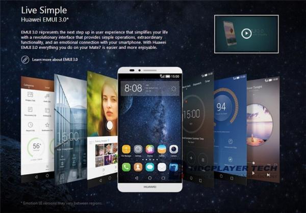 Original Huawei Ascend Mate 7 Luxury 4G LTE 6'' 1920x1080P Celulares Dual Sim Phone
