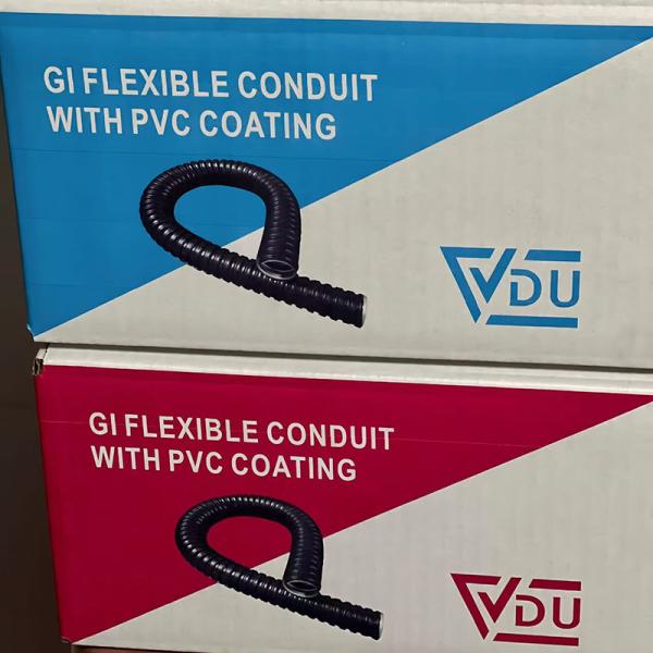 High Durability Plastic Coated Metal Hose With Corrosion Resistance Steel Flexible Conduit