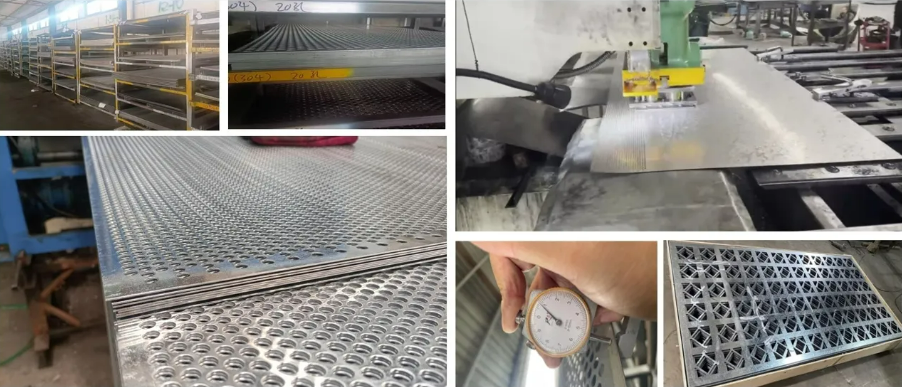 Diamond Pattern Stainless Steel Galvanized Perforated Metal Sheet for Safety Grating and Decoration