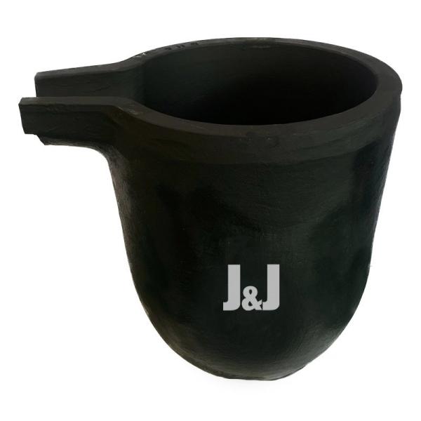 Superficie lisa Aluminio fundido Crucible Ligero con buena conductividad térmica