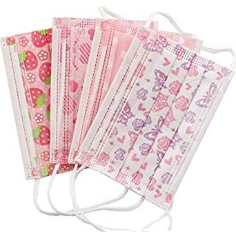 High Performance Soft Disposable Kids Mask Customized Size Elastic Ear Loops