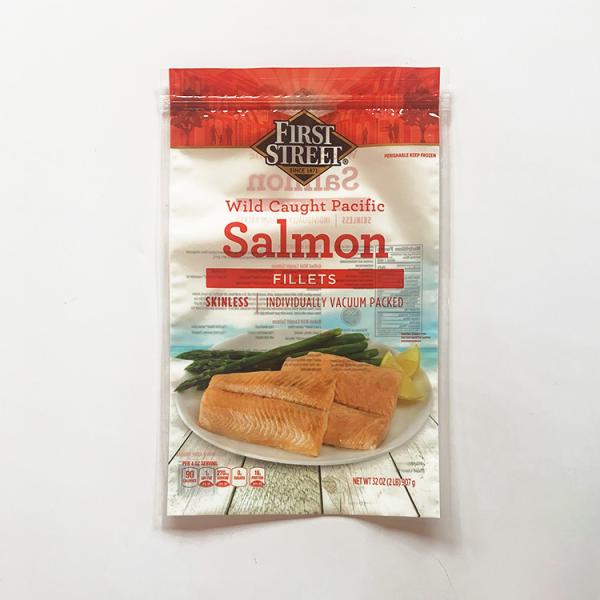 Custom print opp cooler zipper bag small plastic for frozen food