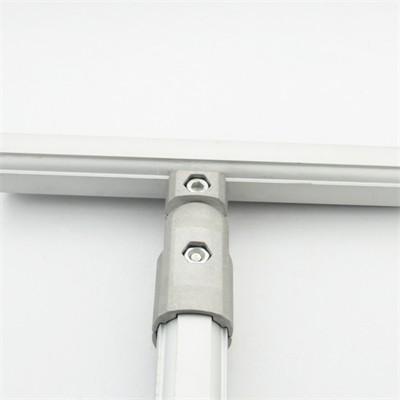JY-L5 Aluminium Box Section Connectors Free Outer Type Aluminum Pipe Connector