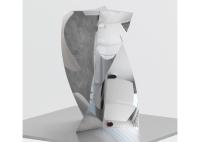 O espelho lustrou o metal Art Pieces For Home Decor dos SS