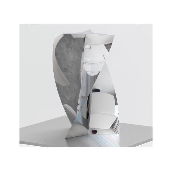 OEM Abstract Polished 316 Stainless Steel Modern Sculpture For Indoor Decor