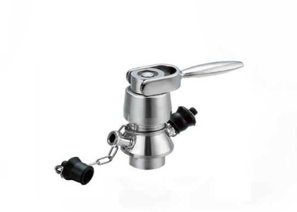 Aseptic Sanitary Sample Valve / Stainless Steel  Sample Port Valve