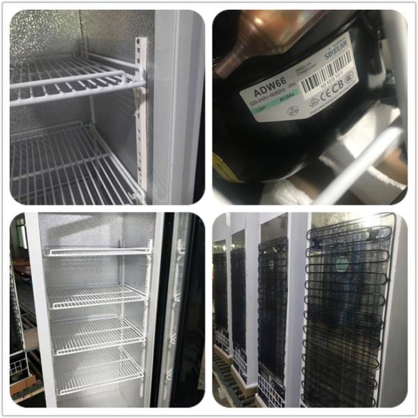 Охладитель дисплея напитка холодильника напитка одиночной двери коммерчески со светом СИД