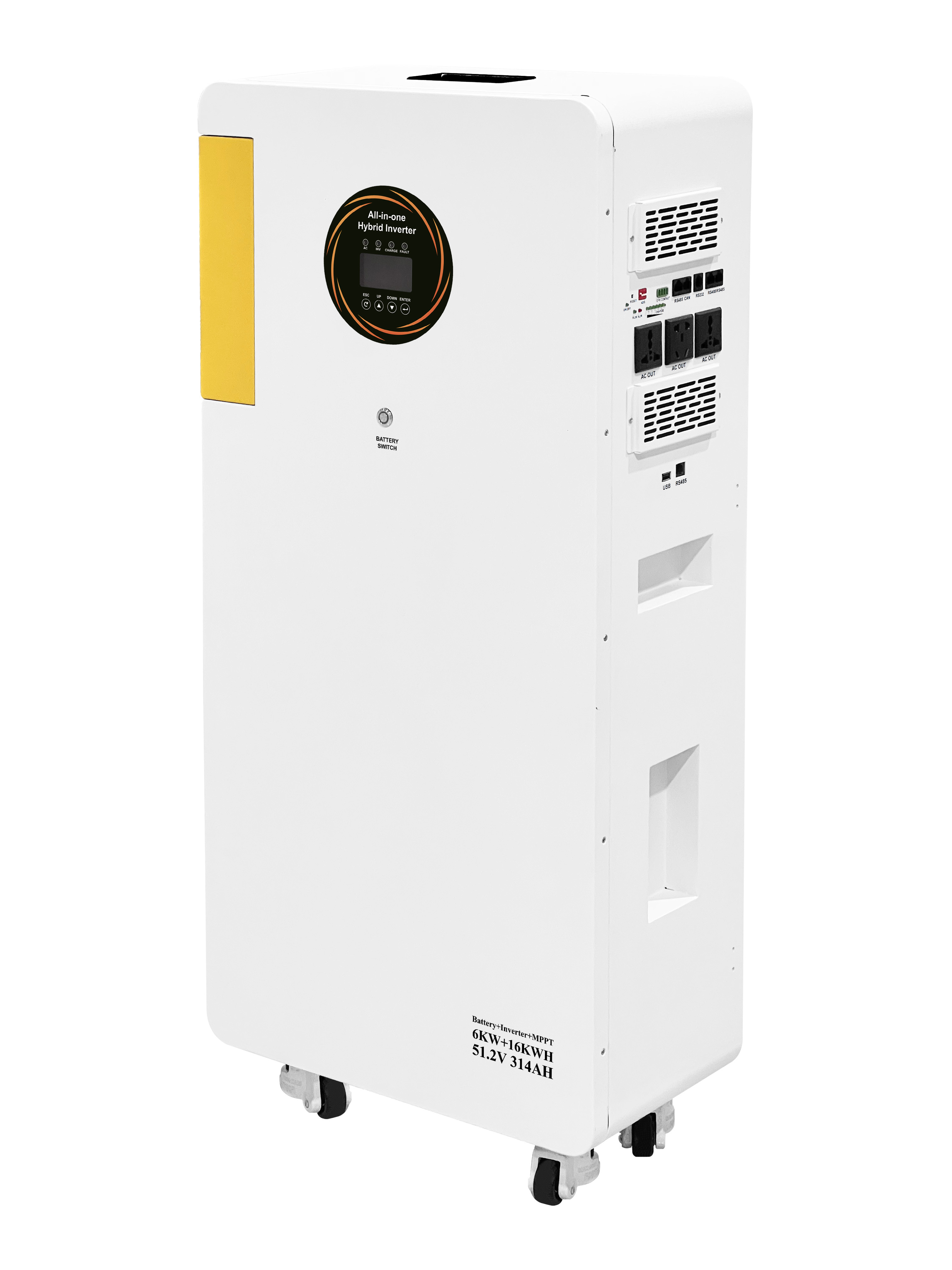 All-in-one hybrid solar storage station, ideal off-grid backup power for villa and resort outdoor lighting usage