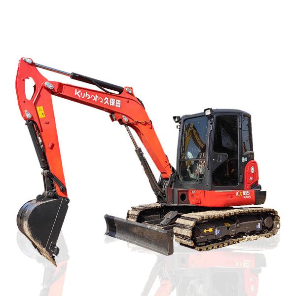 Mini Used Kubota KX165 Excavator 5.5 Tonnage Weight 0.24m3 Bucket Capacity