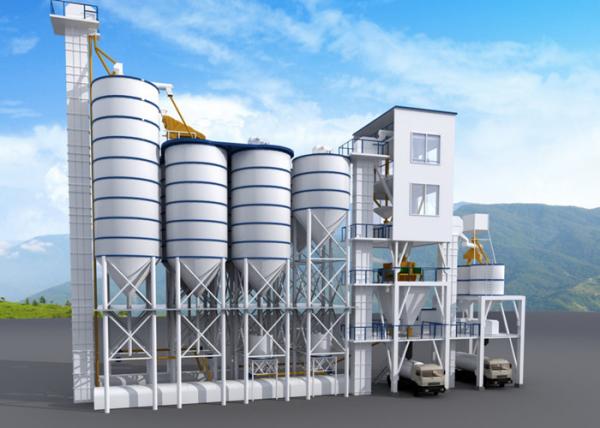 Concrete Batching Plant Vertical Skip Type Batch Building Material Mix Plant
