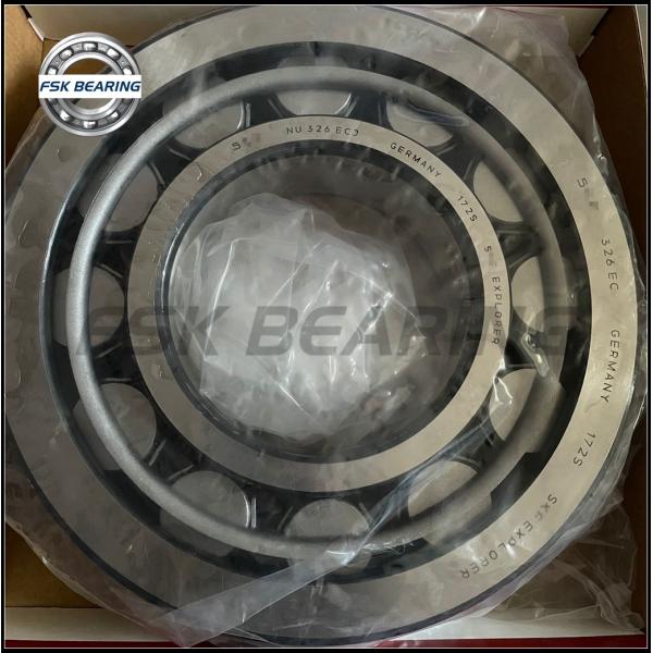 Однорядный NU326 ECJ цилиндрический роликовый подшипник 130*280*58 мм железная клетка