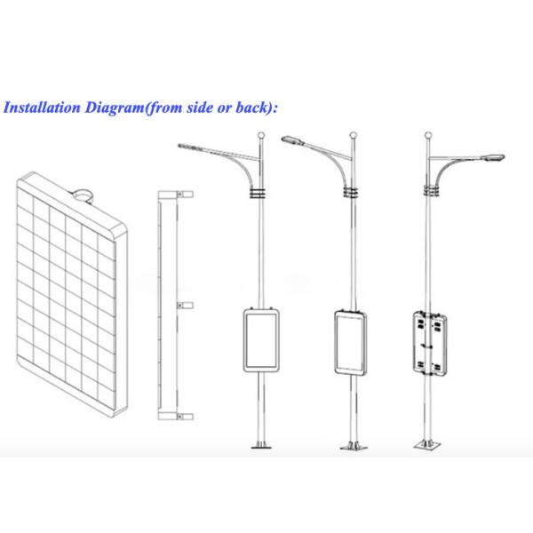 Outdoor Road Led Display Screen P2.8 P3.0 P3.9 P5 P6 Street Lighting