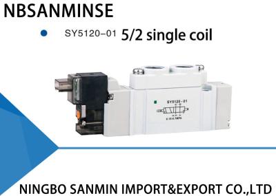 Mini posição 5/2 5/3 Dustproof pneumática da válvula de solenoide SY5000 220VAC