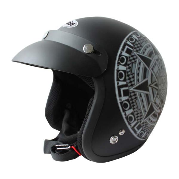 Replace/Repair Open Face Helmet with Visor Washable Sponge Lining Classic Retro Style