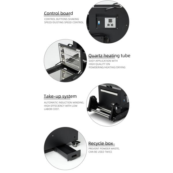 Магазины одежды Два и четыре компьютера XP600 TX600 I3200 4720 Печатная головка A2 размер 42 см DTF принтер