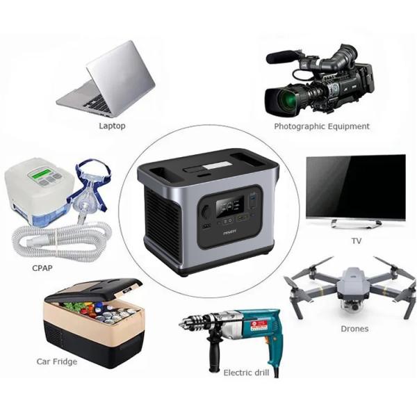 110V 220V 230V Portable Camping Power Station Pure Sine Wave AC DC Output