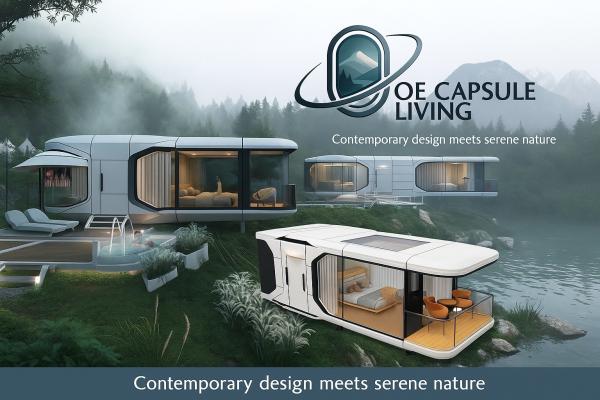 Prefab House Luxury Hotel Modular Villa 2 Bedroom Prefab Homes Prefabricated Building Space Capsule Prefabricated Cabins