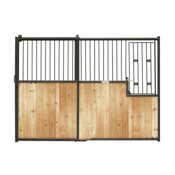 Wood Material Horse Stall Fronts Customized Front Panel Hardwood Horse Stable