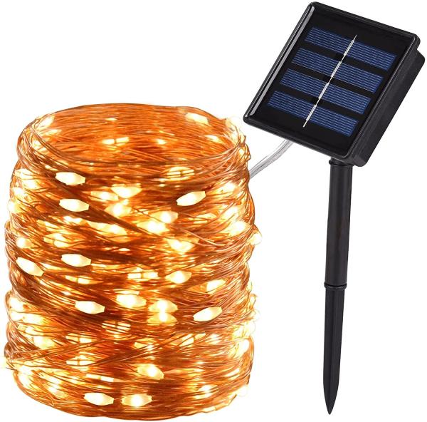 Outdoor Waterproof 200 LED Fairy String Lights 72.18 Ft Copper Wire