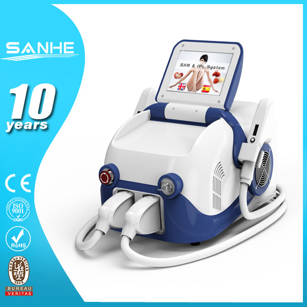 2016 Portable SHR IPL laser hair removal machine prices/shr + ipl beauty machine