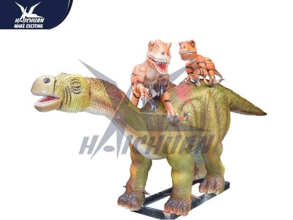 Life Size 3d Animated Dinosaur Model Decoration For Playground / City Center