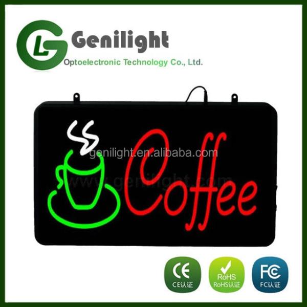 Promouvez efficacement votre entreprise de restauration de café avec OPEN Neon Board et animation