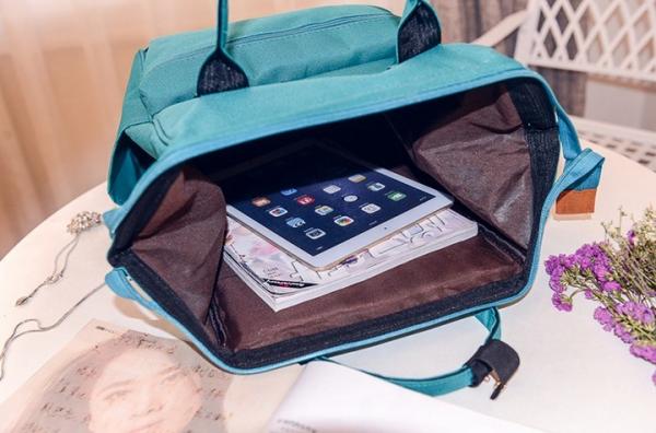 Japan and South Korea women casual canvas shoulder bag large capacity travel bag computer bag backpack school students