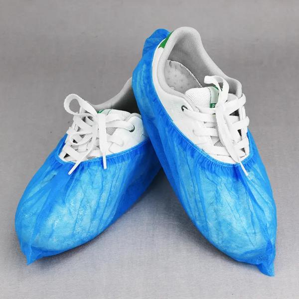 Disposable Shoe Covers PP SMS PE CPE 20 - 40gsm Waterproof 100pcs / Bag